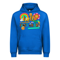 Cobalt hello first grade Urban Hoodie - NancyCooperArtShop