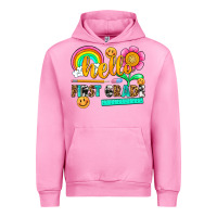 Fuchsia Pink hello first grade Urban Hoodie - NancyCooperArtShop