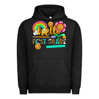 Pigment Black hello first grade Urban Hoodie - NancyCooperArtShop