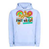 Pigment Grape Ice hello first grade Urban Hoodie - NancyCooperArtShop