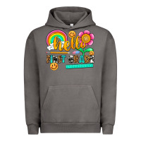 Pigment Tornado hello first grade Urban Hoodie - NancyCooperArtShop