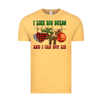 Vintage Mustard i like big bulbs and i can not lie Vintage Tee - BarkalooDesign