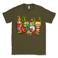 Army Green mexican gnomes coffee cups Classic Tee - Zillion Design Studio