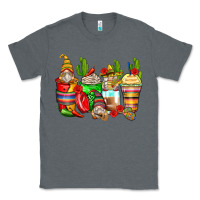 Charcoal Heather mexican gnomes coffee cups Classic Tee - Zillion Design Studio