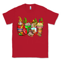 Red mexican gnomes coffee cups Classic Tee - Zillion Design Studio