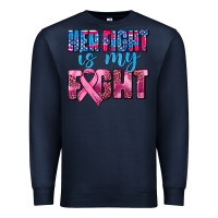 Navy her fight is my fight Premium Sweatshirt - AdoDesignShop
