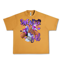 Peanut Butter Purple galaxy sneaker girl Urban Heavy Tee - RanaPortraitStore