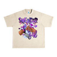 Sandshell Purple galaxy sneaker girl Urban Heavy Tee - RanaPortraitStore