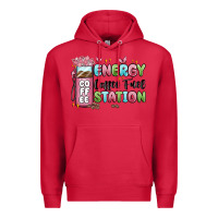 Cardinal energy coffee fuel station Premium Hoodie - MaliasSmallBusiness