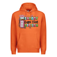 Carrot energy coffee fuel station Premium Hoodie - MaliasSmallBusiness