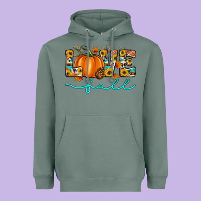 Love Fall Love Heavyweight Hoodie Designed By Artiststas