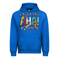 Cobalt i do it for the aha moments Urban Hoodie - NancyCooperArtShop