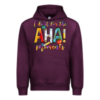 Mauve Wine i do it for the aha moments Urban Hoodie - NancyCooperArtShop