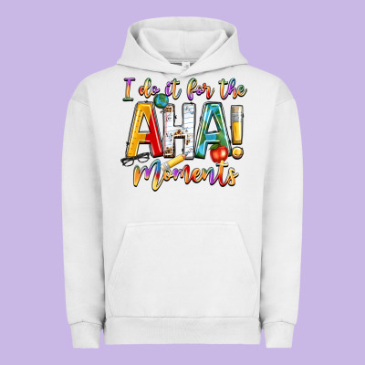 I Do It For The Aha Moments Urban Hoodie Designed By Nancycooperartshop