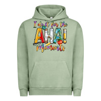 Pigment Oil Green i do it for the aha moments Urban Hoodie - NancyCooperArtShop