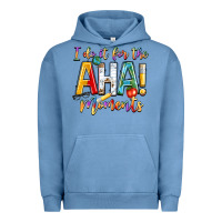 Pigment Pebble Blue i do it for the aha moments Urban Hoodie - NancyCooperArtShop