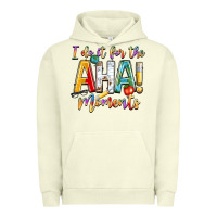 Pigment Pistachio i do it for the aha moments Urban Hoodie - NancyCooperArtShop