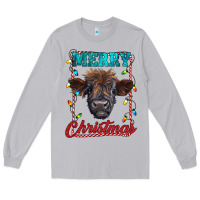Moon Dust merry christmas highland calf baby cow Long Sleeve Tee - RanaPortraitStore