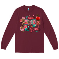 Burgundy little miss 3rd grade Long Sleeve Tee - AdoDesignShop