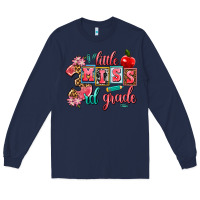 Navy little miss 3rd grade Long Sleeve Tee - AdoDesignShop
