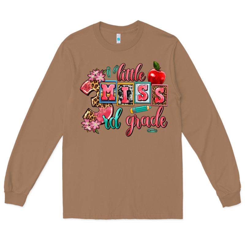 Little Miss 3rd Grade Long Sleeve Tee by AdoDesignShop | Teevron