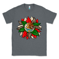 Charcoal Heather mexican flag sunflower Classic Tee - Zillion Design Studio