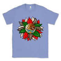 Colony Blue mexican flag sunflower Classic Tee - Zillion Design Studio