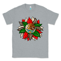 Heather Grey mexican flag sunflower Classic Tee - Zillion Design Studio