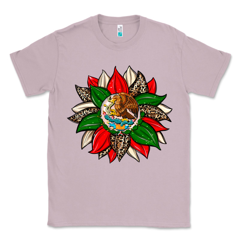 Mexican Flag Sunflower Classic Tee by Zillion Design Studio | Teevron