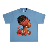 Pebble Blue She who kneels before god can stand before anyone Urban Heavy Tee - RanaPortraitStore