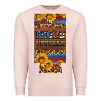Pale Pink proud veteran 12 oz slim can cooler Premium Sweatshirt - Artiststas