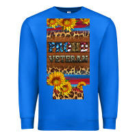 True Royal proud veteran 12 oz slim can cooler Premium Sweatshirt - Artiststas