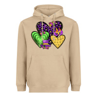 Mushroom hearts mardi gras Heavyweight Hoodie - JahusDesignShop