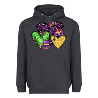 Smoke hearts mardi gras Heavyweight Hoodie - JahusDesignShop
