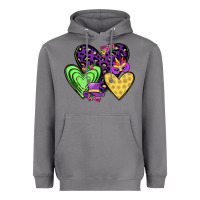 Storm hearts mardi gras Heavyweight Hoodie - JahusDesignShop