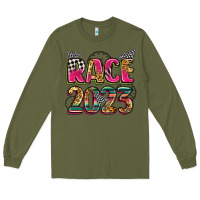 Army Green race 2023 Long Sleeve Tee - Zillion Design Studio