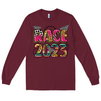 Burgundy race 2023 Long Sleeve Tee - Zillion Design Studio