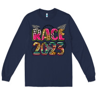 Navy race 2023 Long Sleeve Tee - Zillion Design Studio