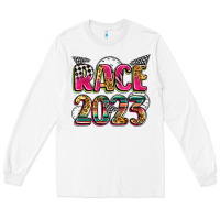White race 2023 Long Sleeve Tee - Zillion Design Studio
