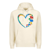Tofu autism heart Premium Hoodie - MaliasSmallBusiness
