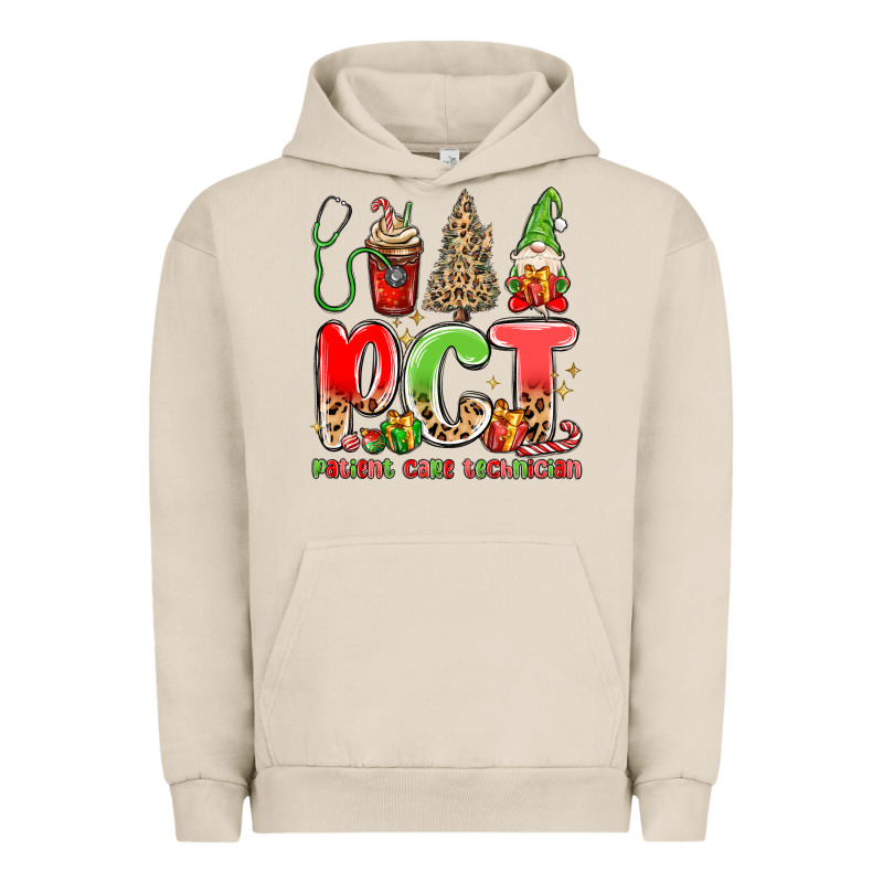 Pct Patient Care Technician Christmas Urban Hoodie by MaliasSmallBusiness | Teevron