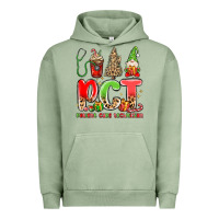 Pigment Oil Green pct patient care technician christmas Urban Hoodie - MaliasSmallBusiness