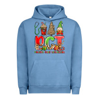 Pigment Pebble Blue pct patient care technician christmas Urban Hoodie - MaliasSmallBusiness