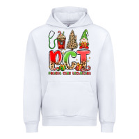 White pct patient care technician christmas Urban Hoodie - MaliasSmallBusiness
