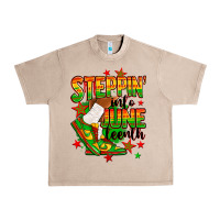 French Oak Steppin' into Juneteenth Urban Heavy Tee - RanaPortraitStore