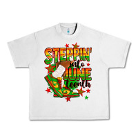 Lunar Rock Steppin' into Juneteenth Urban Heavy Tee - RanaPortraitStore