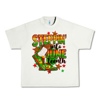 Pistachio Steppin' into Juneteenth Urban Heavy Tee - RanaPortraitStore