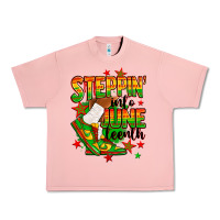 Salmon Steppin' into Juneteenth Urban Heavy Tee - RanaPortraitStore
