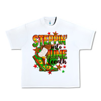 White Steppin' into Juneteenth Urban Heavy Tee - RanaPortraitStore