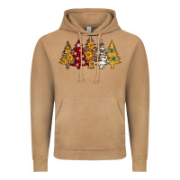Vintage Camel leopard christmas trees Vintage Hoodie - AdoDesignShop